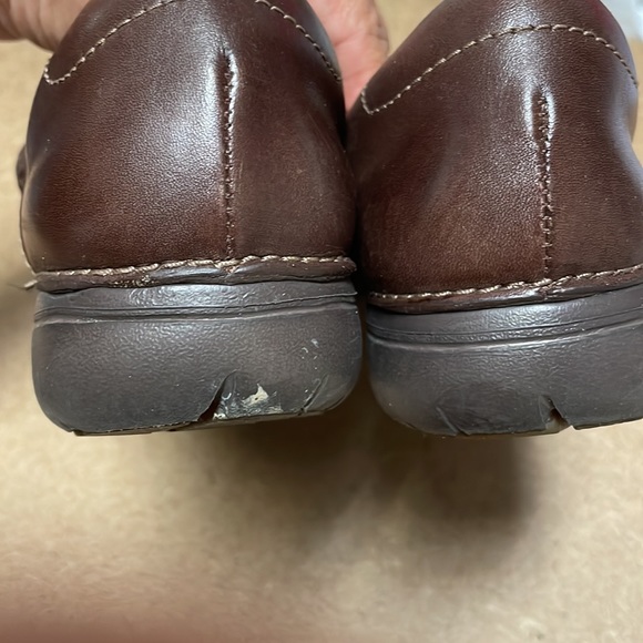 Clarks Unstructured Casual Mary Jane Loafers Shoes Size 7.5 M brown - Picture 10 of 17